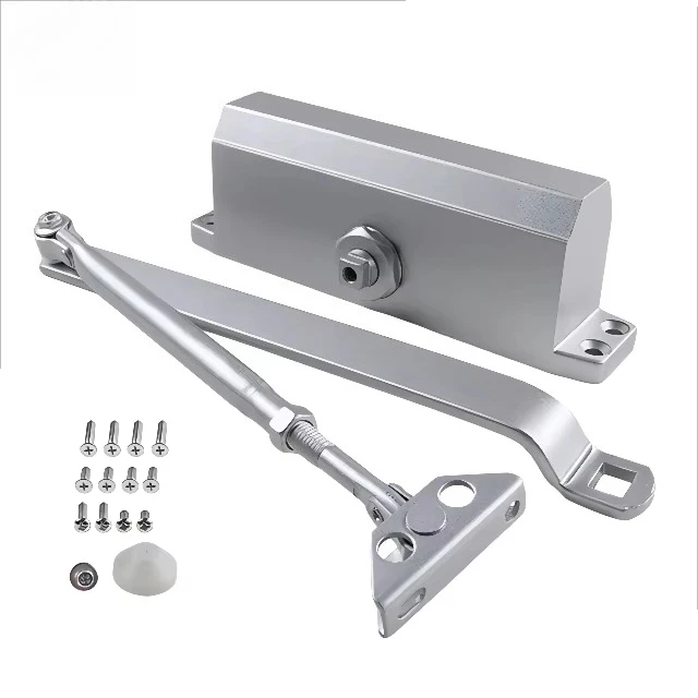 TG-185 HO Listed Medium Heavy Duty Automatic Door Closer Adjustable 80-110kg Door Closer Aluminium Steel Iron Stainless Steel