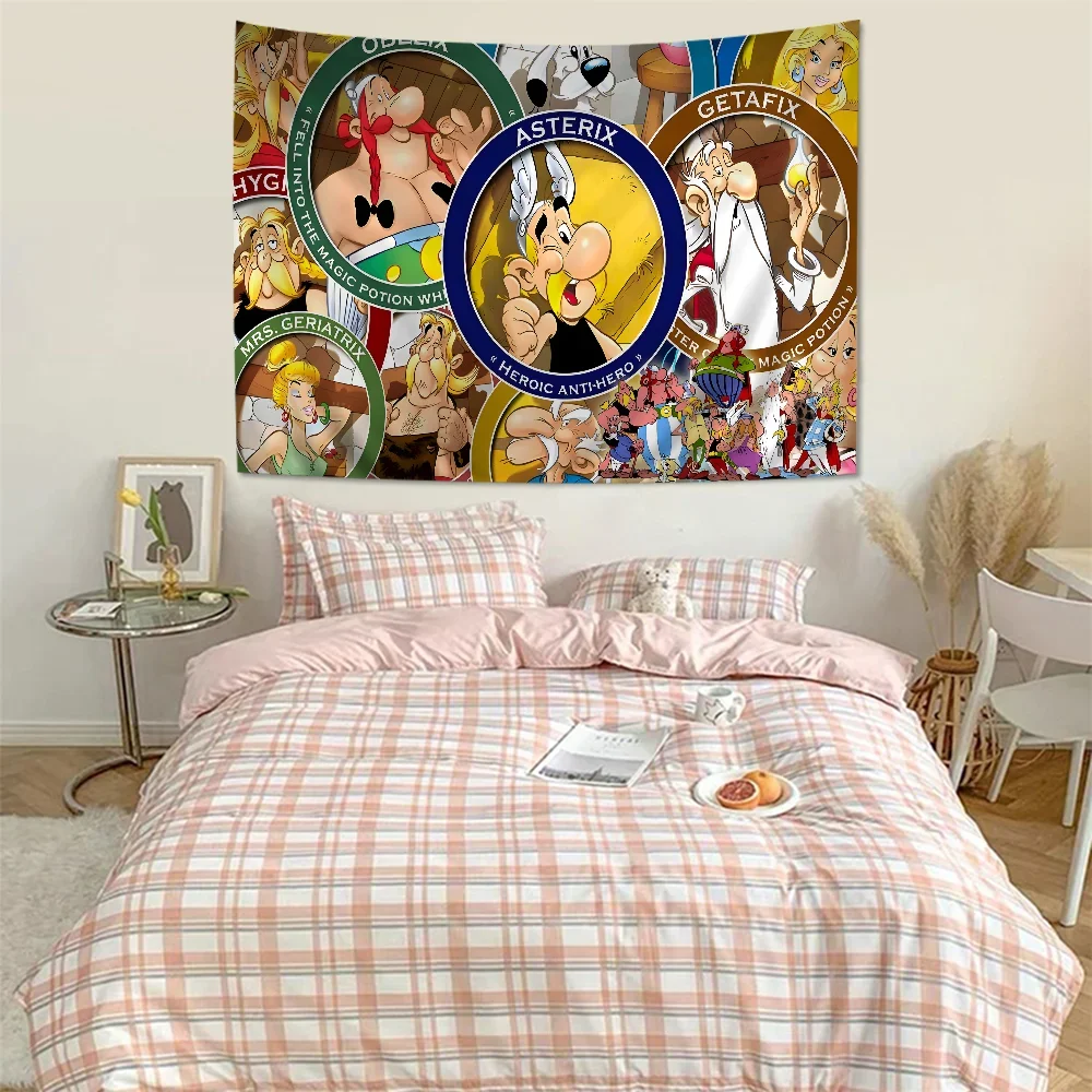 Asterix Obelix DIY Wall Tapestry for Living Room Home Dorm Decor Wall Art Decor