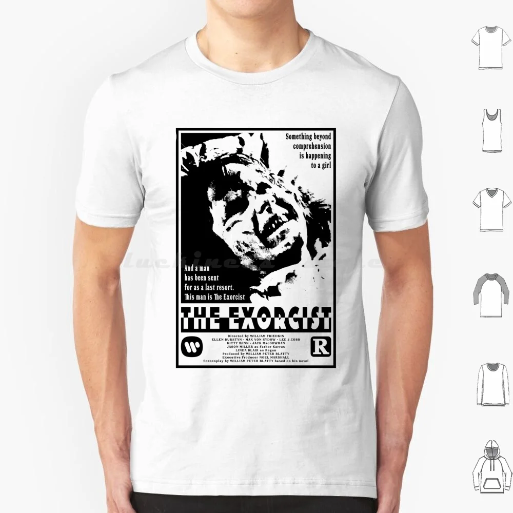

The Exorcist ( Transparent ) T Shirt Cotton Men Women DIY Print The Exorcist Horror Demon Scary Vintage