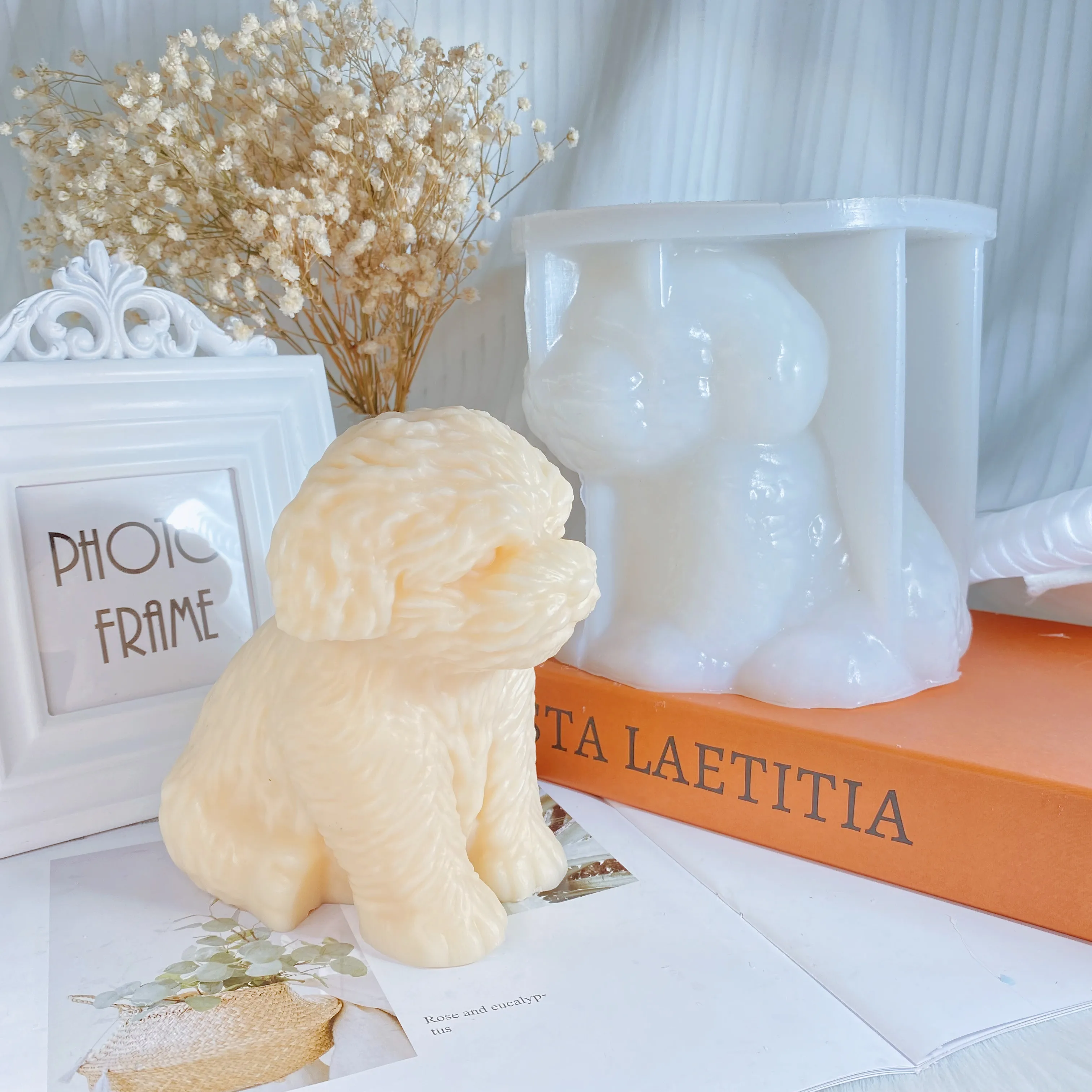 

Силиконовая форма «сделай сам» в виде милого щенка в виде свечи, искусство, животные, товары для рукоделия, восковая форма, украшение для дома