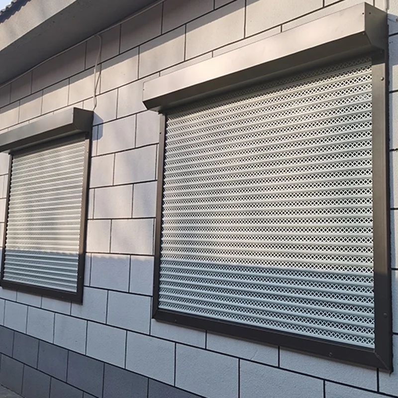 2025年工場製高品質電動ローラーカーテン窓（内蔵シャッター付き）