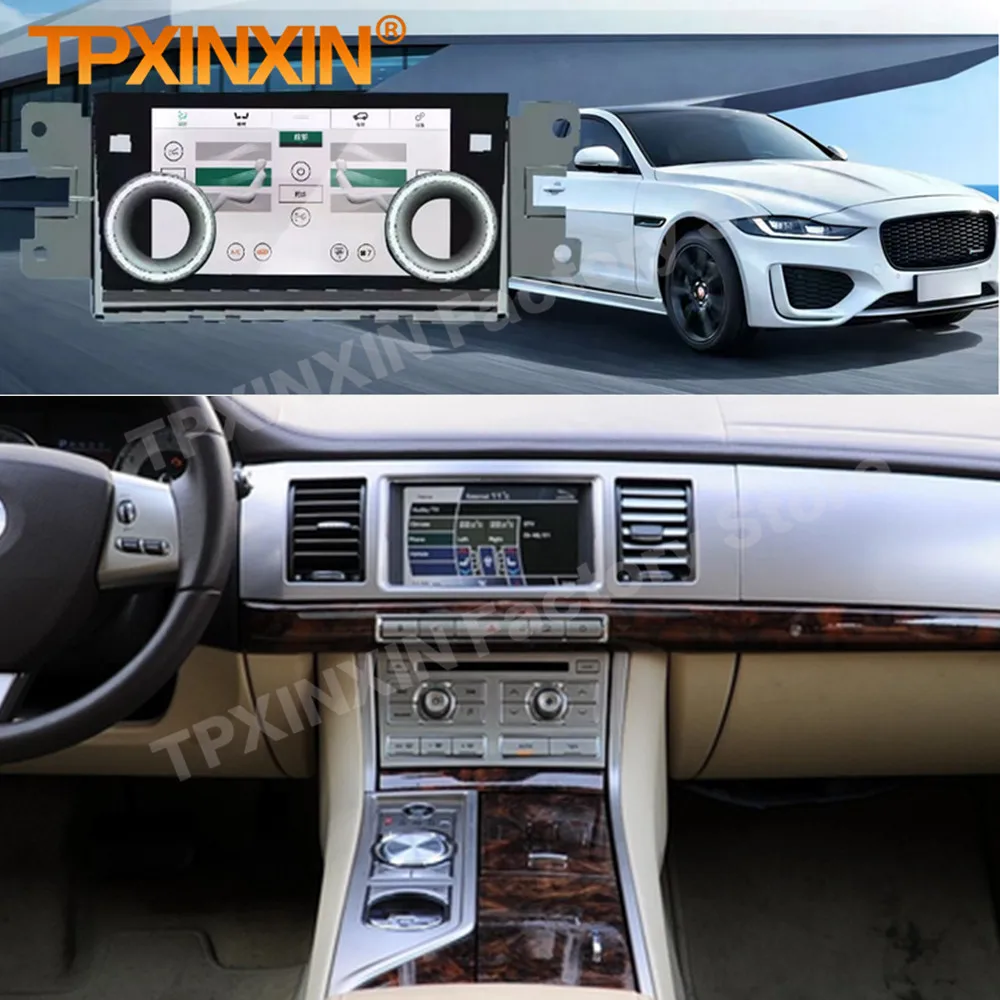 AC Panel Air Conditioner For Jaguar XF 2005~2012 GPS Intelligent Navigation Multimedia Player Video Stereo Receiver Head unit