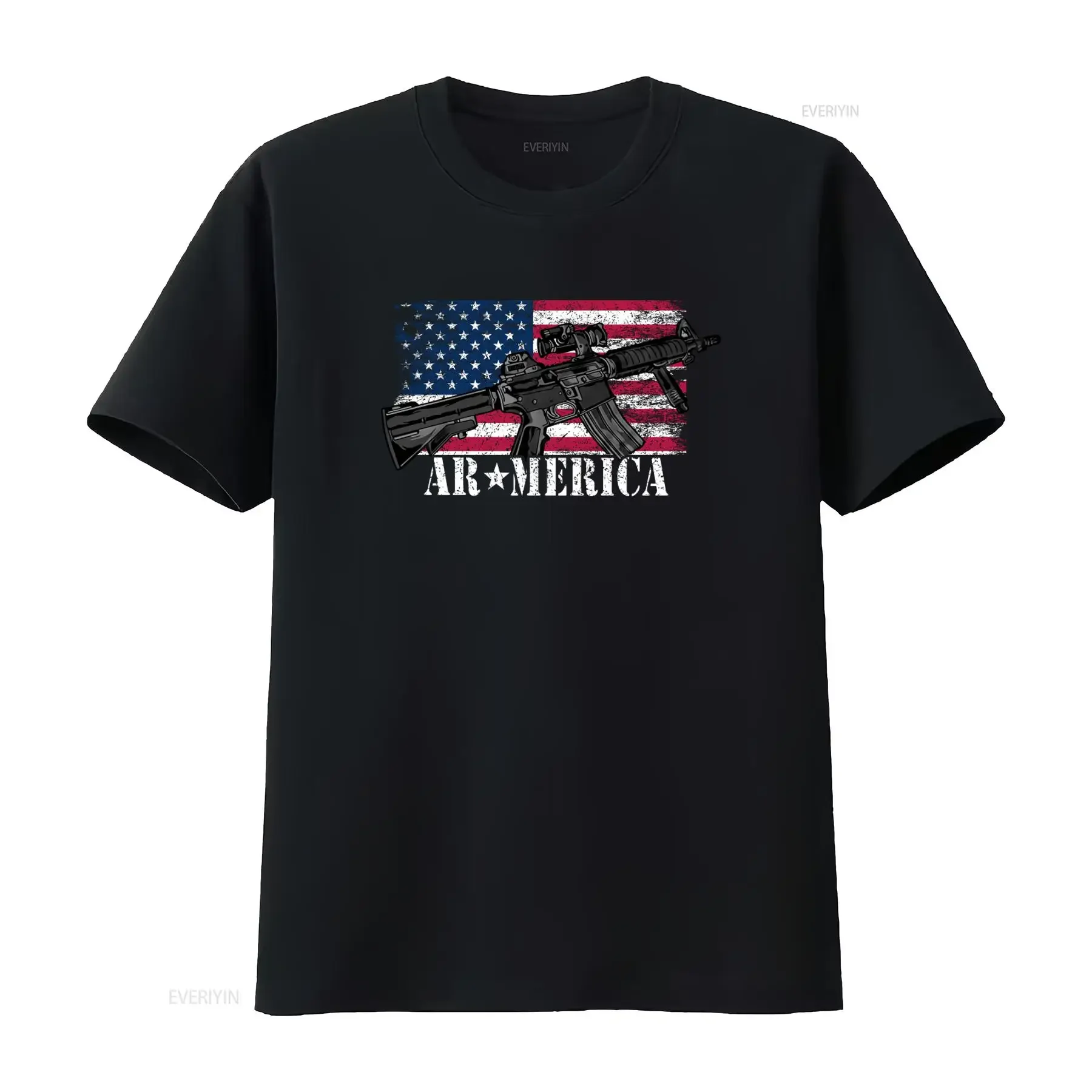 Ar Merica T Shirt Funny 15 Usa Flag Patriotic Gun Owner Design for Freedom Independence Day vintage Washed Comfortable