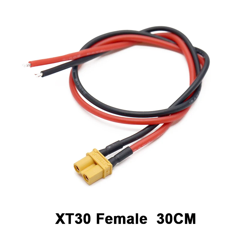 Connecteur mâle et femelle avec câble métallique étamé, 100/150mm, 16AWG, pour batterie RC Lipo, chargeur de importateur FPV