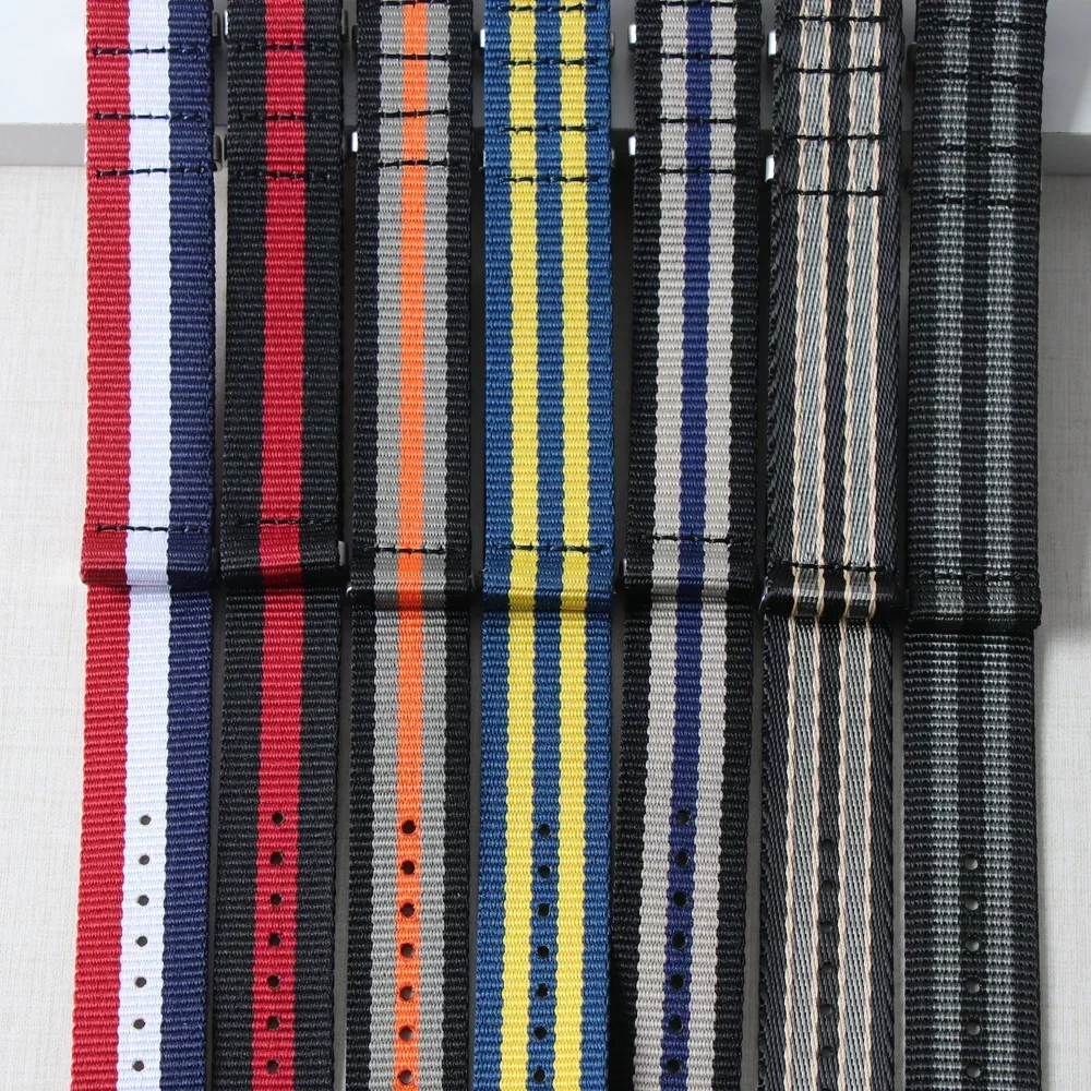 النايلون النسيج حزام (استيك) ساعة ل الناتو تيودور أوميغا NH35 ساعة خمر حزام 20 مللي متر 22 مللي متر عالية الجودة سوار ساعة اكسسوارات