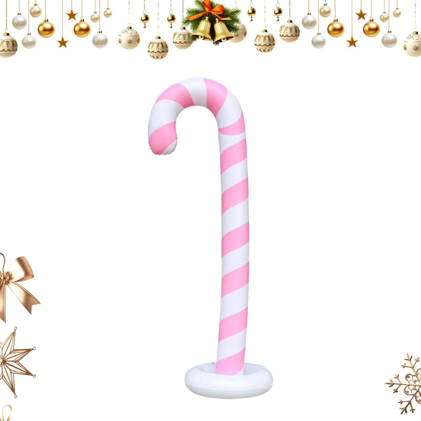 

Надувной шар с орнаментом, 57 дюймов, надувной реквизит, большая конфетная палочка, надувная для домашнего газона, праздника, вечеринки в помещении, сувениры на открытом воздухе