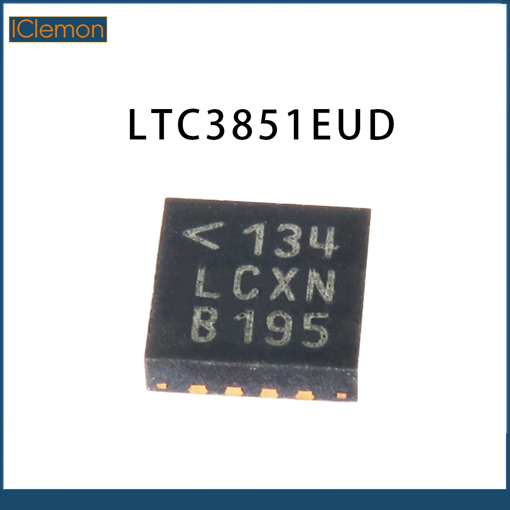 1/5PCS LTC3851 QFN16 LTC3851EUD QFN-16 3851EUD 3851 Silk screen LCXN Switching Voltage Regulator Chip