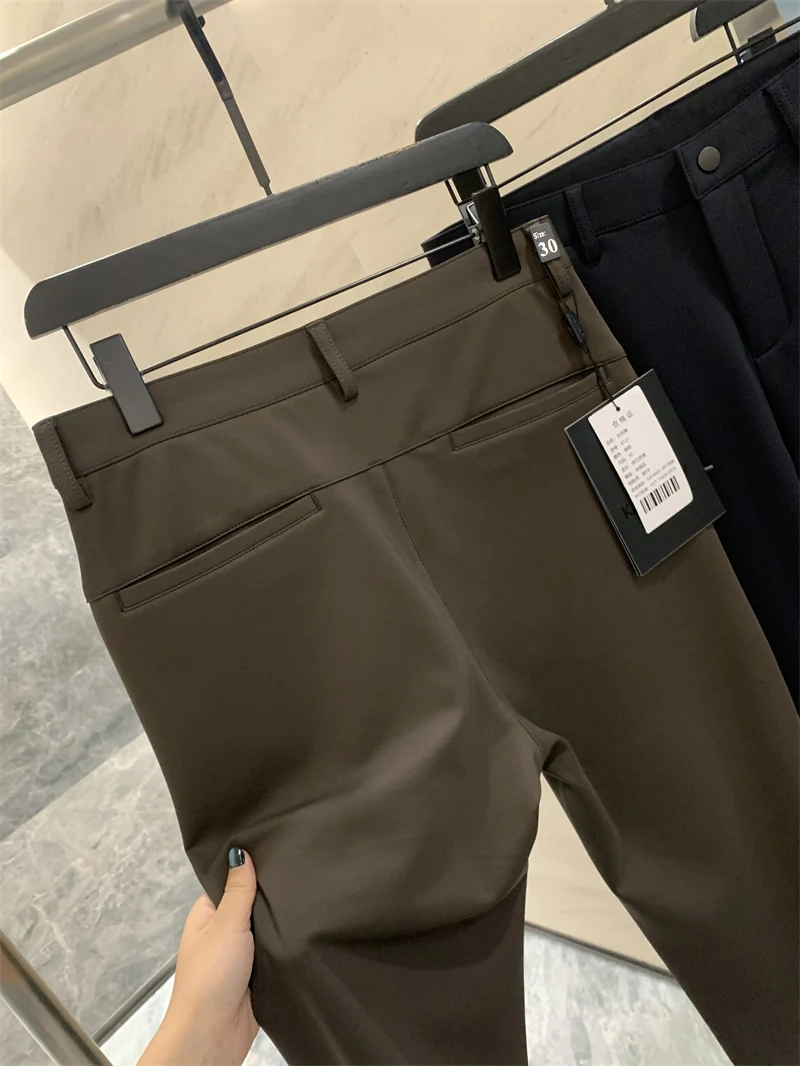 

Высококачественные легкие мужские брюки серии aphene Tech, теплые эластичные прямые повседневные брюки, осенне-зимняя сезонная одежда