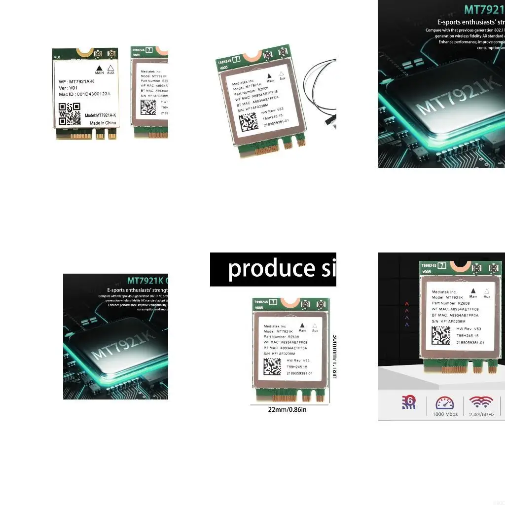 

Двойная сетевая карта гигабита диапазона 5Г беспроводная для стабильного соединения Д5КК настольного ПК