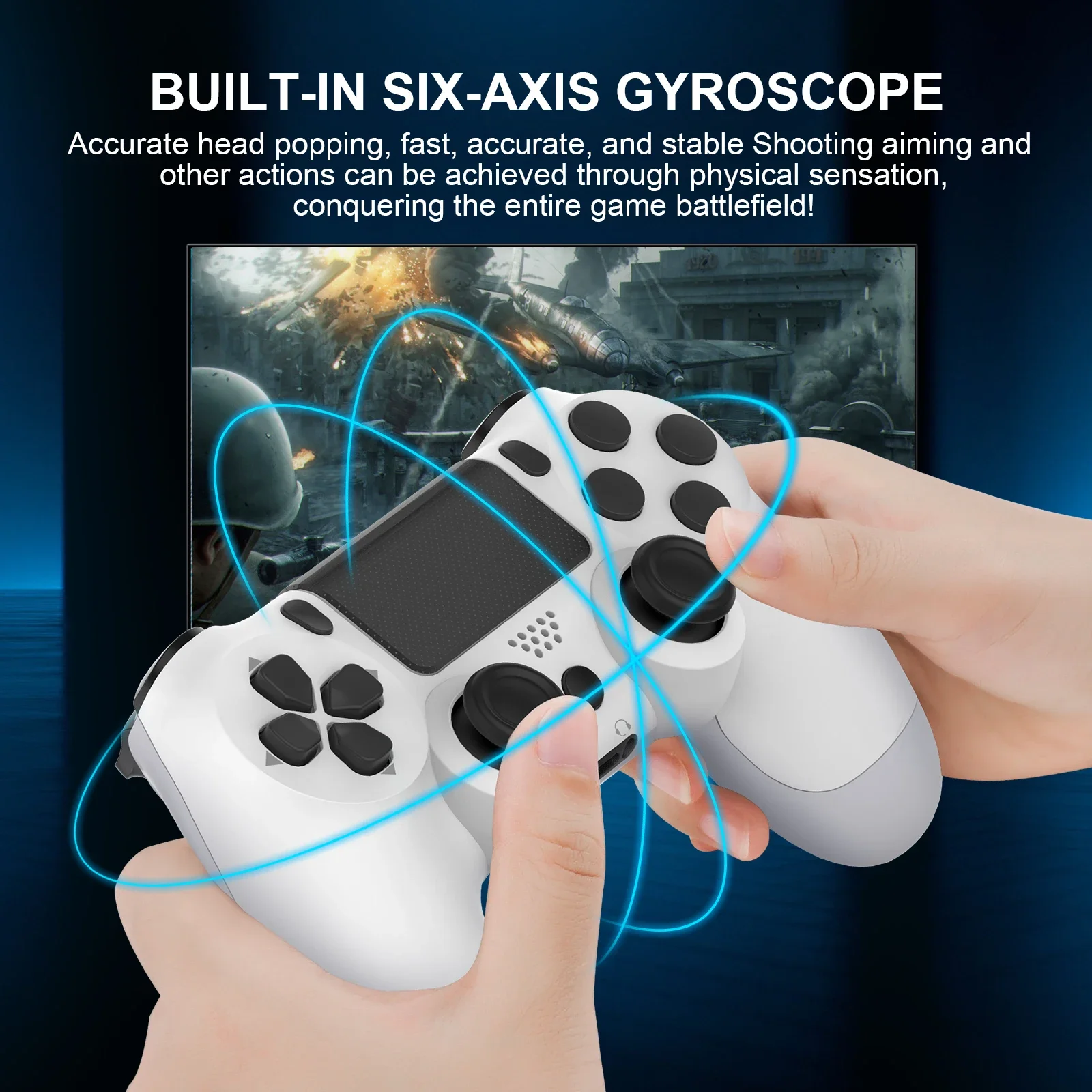 Draadloze Controller Bluetooth No Delay Gamepad Voor Ps4 Ps3 Console Pc Joysticks Zes-As Dual Vibratie Met Touchpad