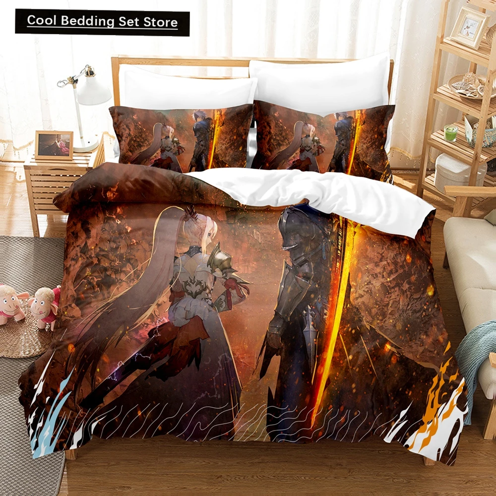 

Hot Game Tales Of Arise Bedding Set Modern 3D Print Comforter Duvet Cover Pillowcases Duvet Cover Queen Single Size Dropshipping