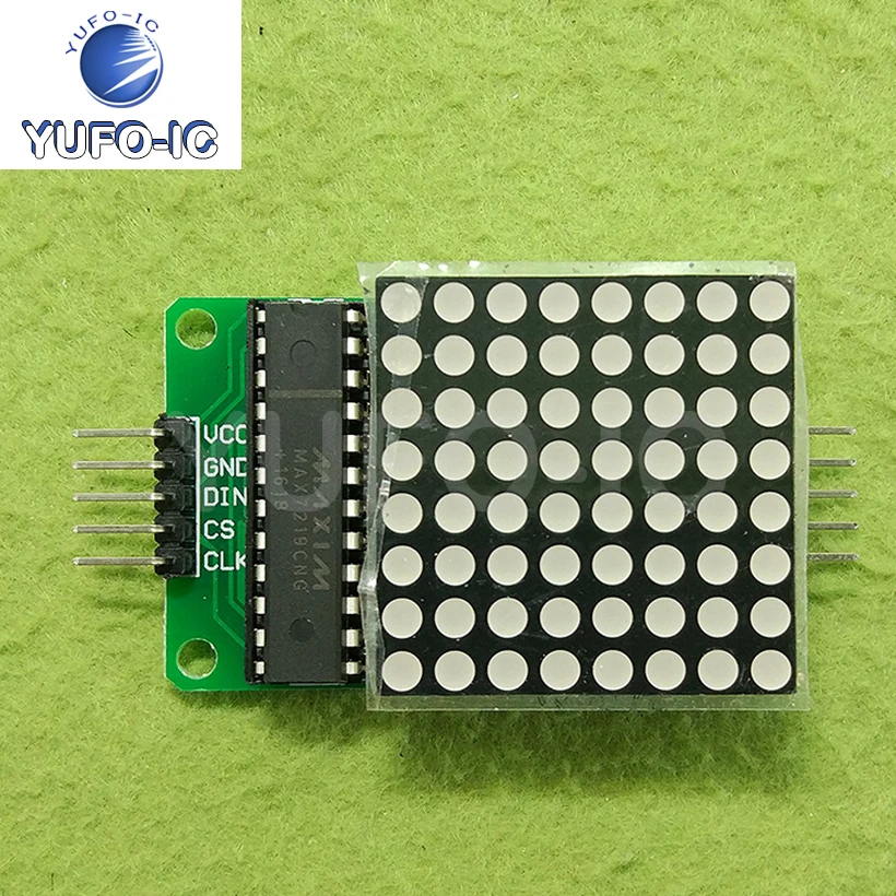 Free Ship 1PCS Finished Max7219 Dot Matrix Module Control Module Single Chip Microcomputer Display Module Compatible With