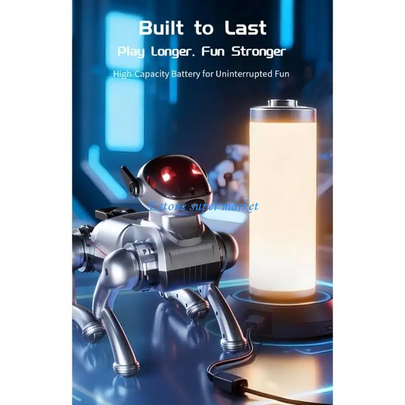 090B Robot Dog Machine Giocattolo per cani per giochi esplorazioni per bambini all'aperto