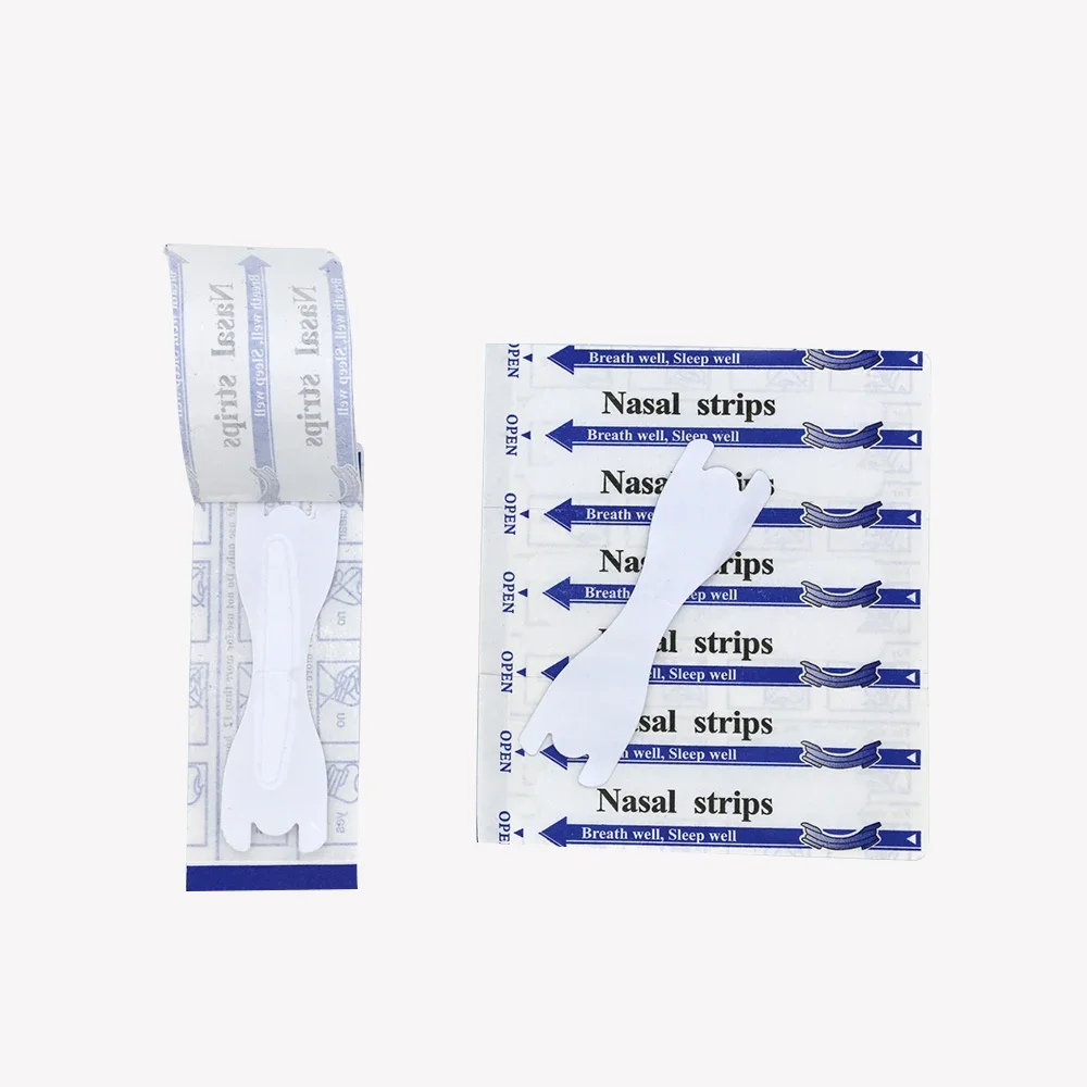 50pcs/Lot Transparent Nasal Strips Anti-Snoring Sticker Better Nose Breath Reduce Snoring Tool Health Care Stop Snoring Patch