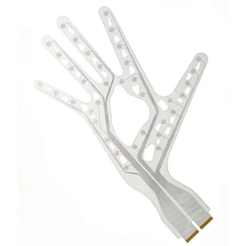 Hand-shaped Transparent PET FPC Interdigital Electrode Flexible Board Wearable Touch Sensor Prototype