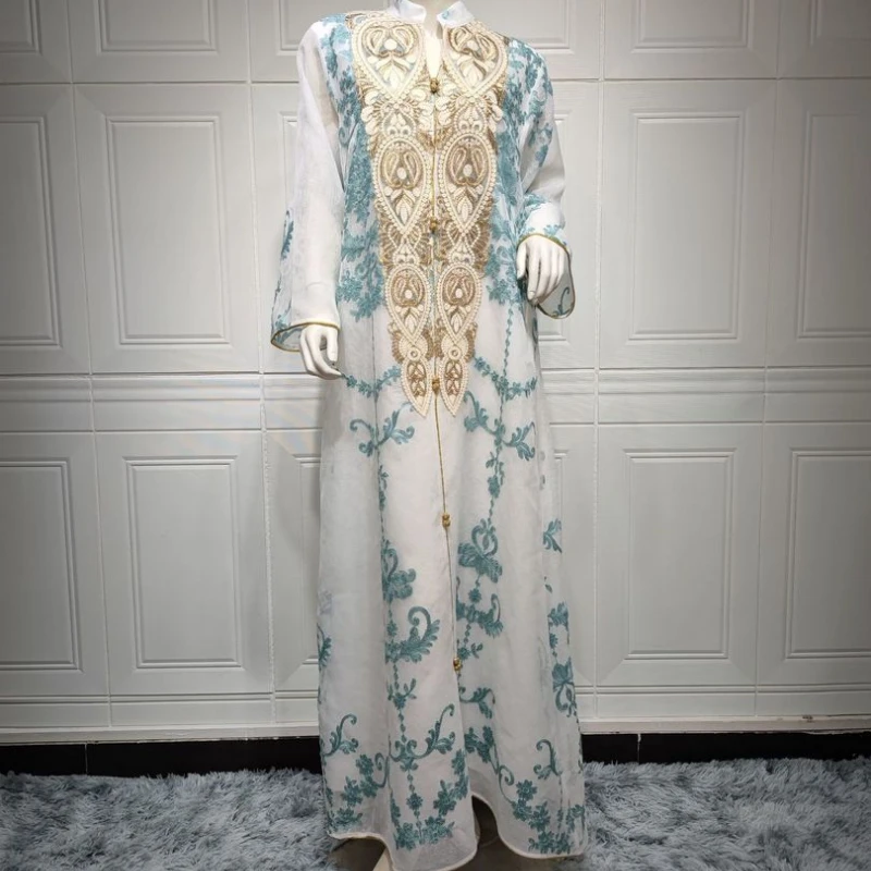 Ramadan Abayas for Women Dubai 2022 Muslim Fashion Jalabiya Dress dress Caftan Marocain Evening Gown Kaftan Islamic Clothing