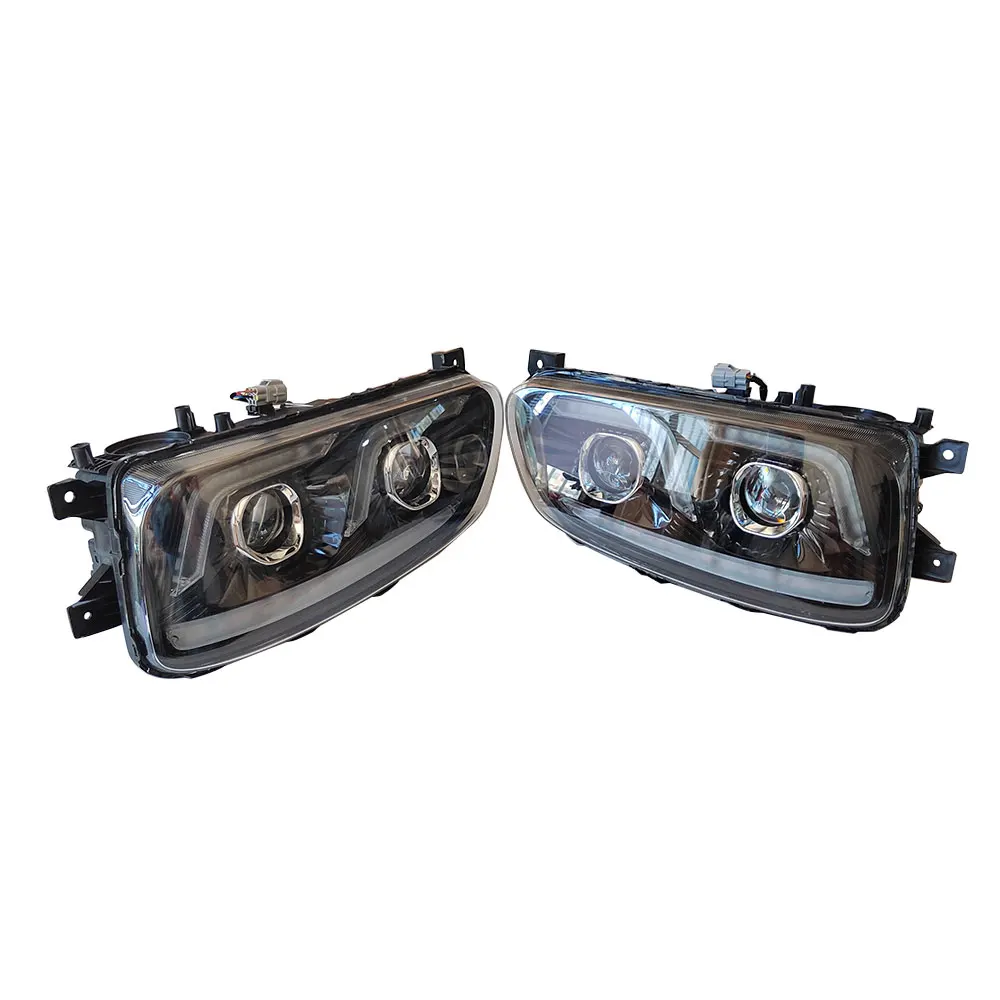 

A Pair Car headlights LED Double lamp lens 700P P11C SS2P FS2P For HINO 2008-