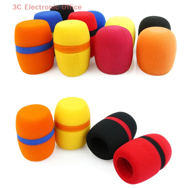 1 Juego de micrófono Base antideslizante anillo antideslizante reemplazo KTV resistencia a caídas micrófono circular funda antideslizante de silicona suave