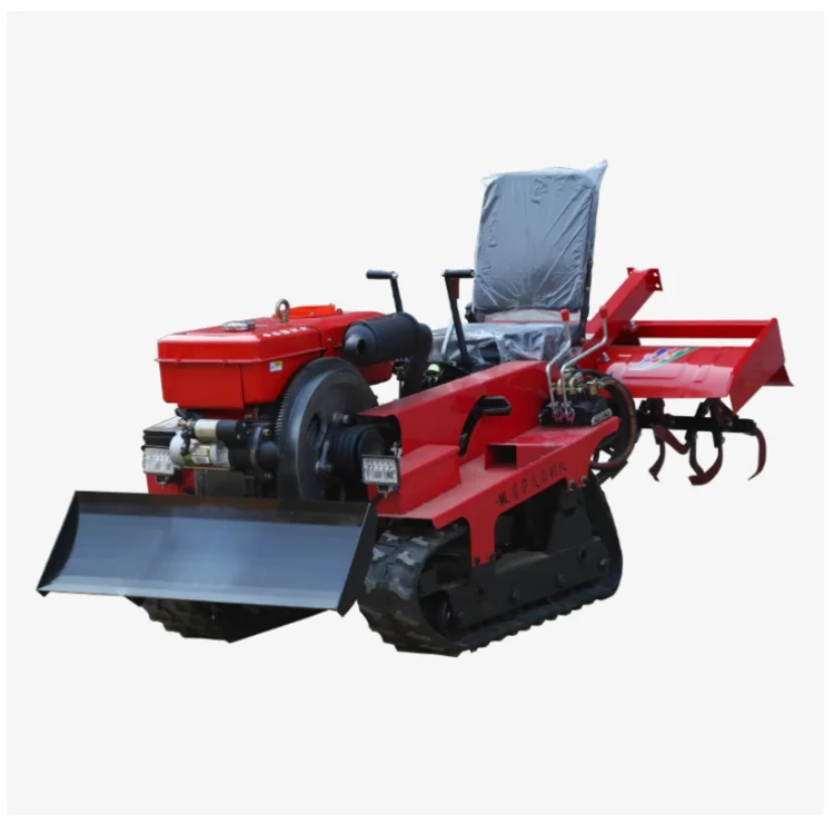 農機具 ミニパワーティラー カルチベーター 小型農場トラクター 25馬力 ミニクローラートラクター