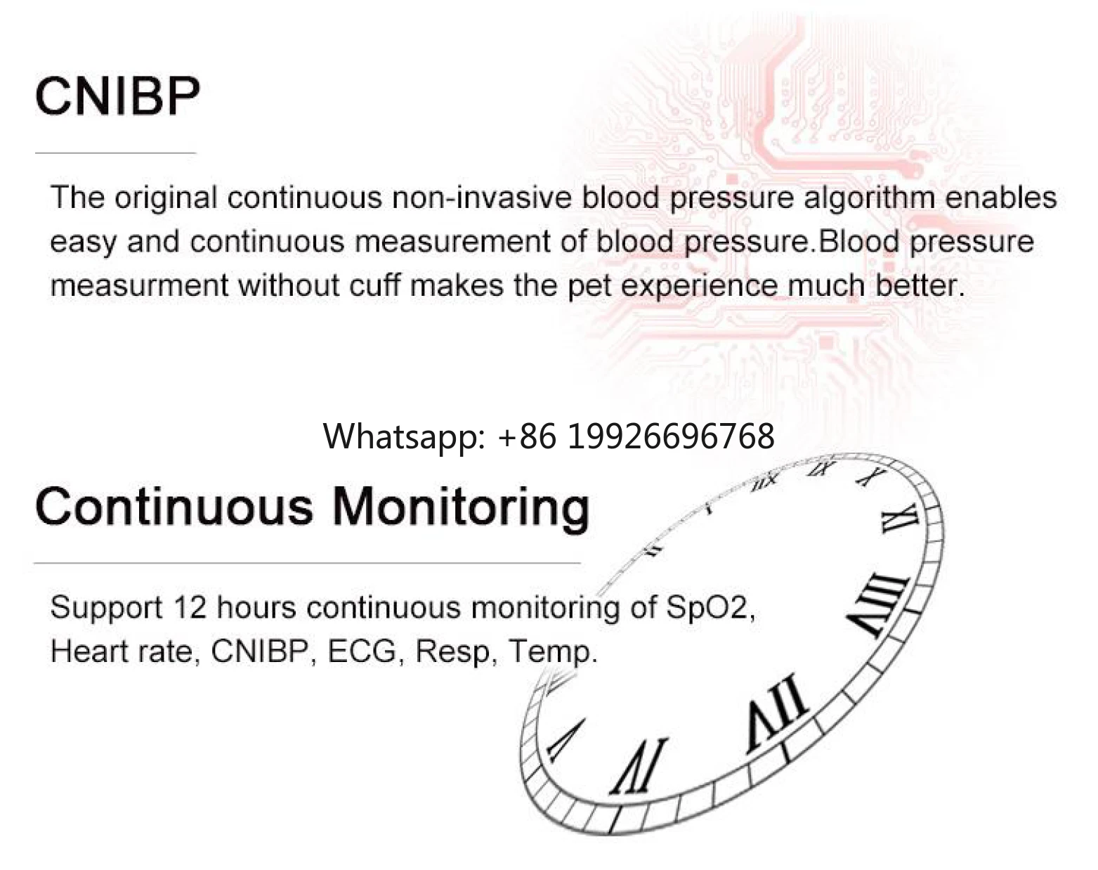 

Best Price Digital Oscillometric Bp Machine Pet Vet Pressure Veterinary Health factory