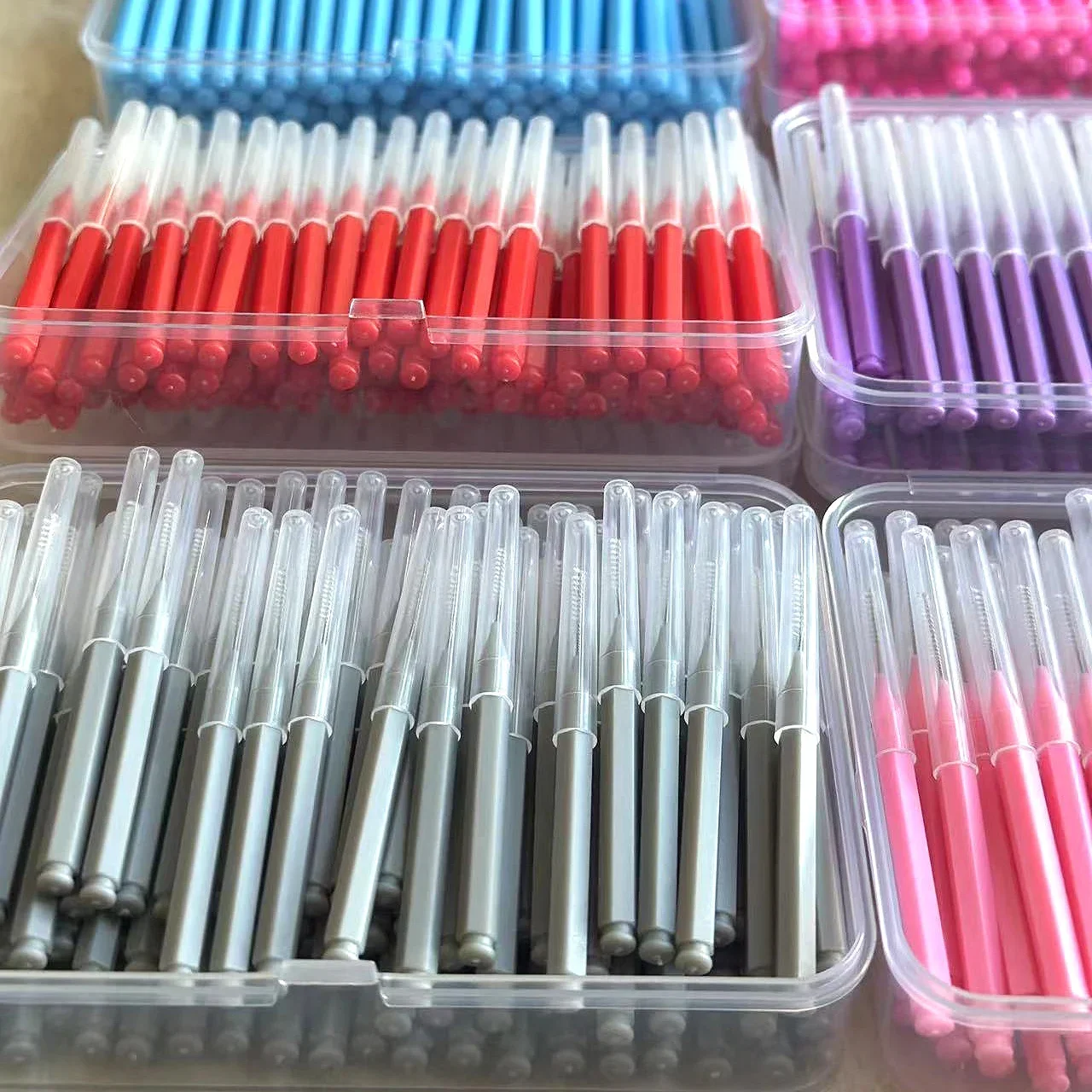 100 Stück Box Interdentalbürsten Zahnpflege Interdentale Reiniger Kieferorthopädische Zahnbürste Mundhygiene-Werkzeug – Detail 12