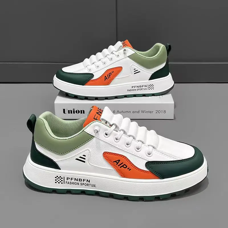 

Новые мужские весенне-осенние повседневные туфли для доски, удобные кроссовки для бега, легкие уличные противоскользящие модные маленькие белые туфли