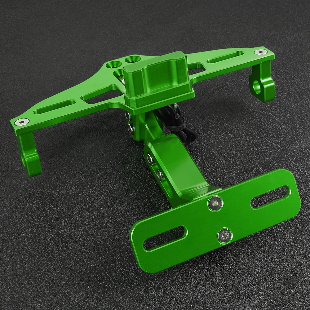 Voor Kawasaki Er6n ER-6N 2006 2007 2008 2009- 2013 2014 2015 2016 2017 Motorfiets Hoek Kentekenplaat Frame Houder Beugel
