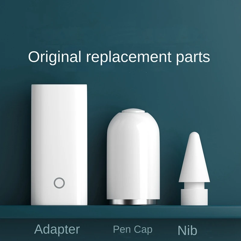 

1Set Replacement Parts Accessories Suitable For Apple Pencil 1/2 Generation 6-In-1 Magnetic Pencil Cap Pen Tip Kits Lightweight