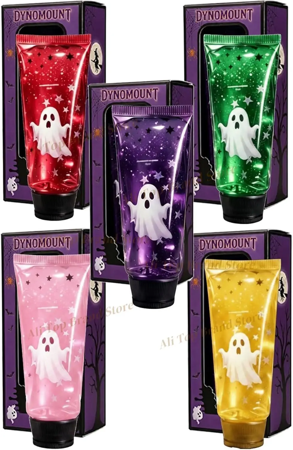 Halloween Ghost Toothpaste Squishies Fidget Toys Slow Rising Squeeze for Adults Office Home Desk