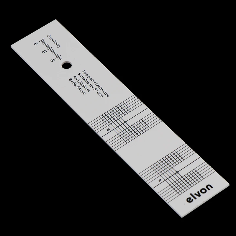 Pickup Calibration Distance Gauge Protractor Phono Cartridge Stylus Alignment