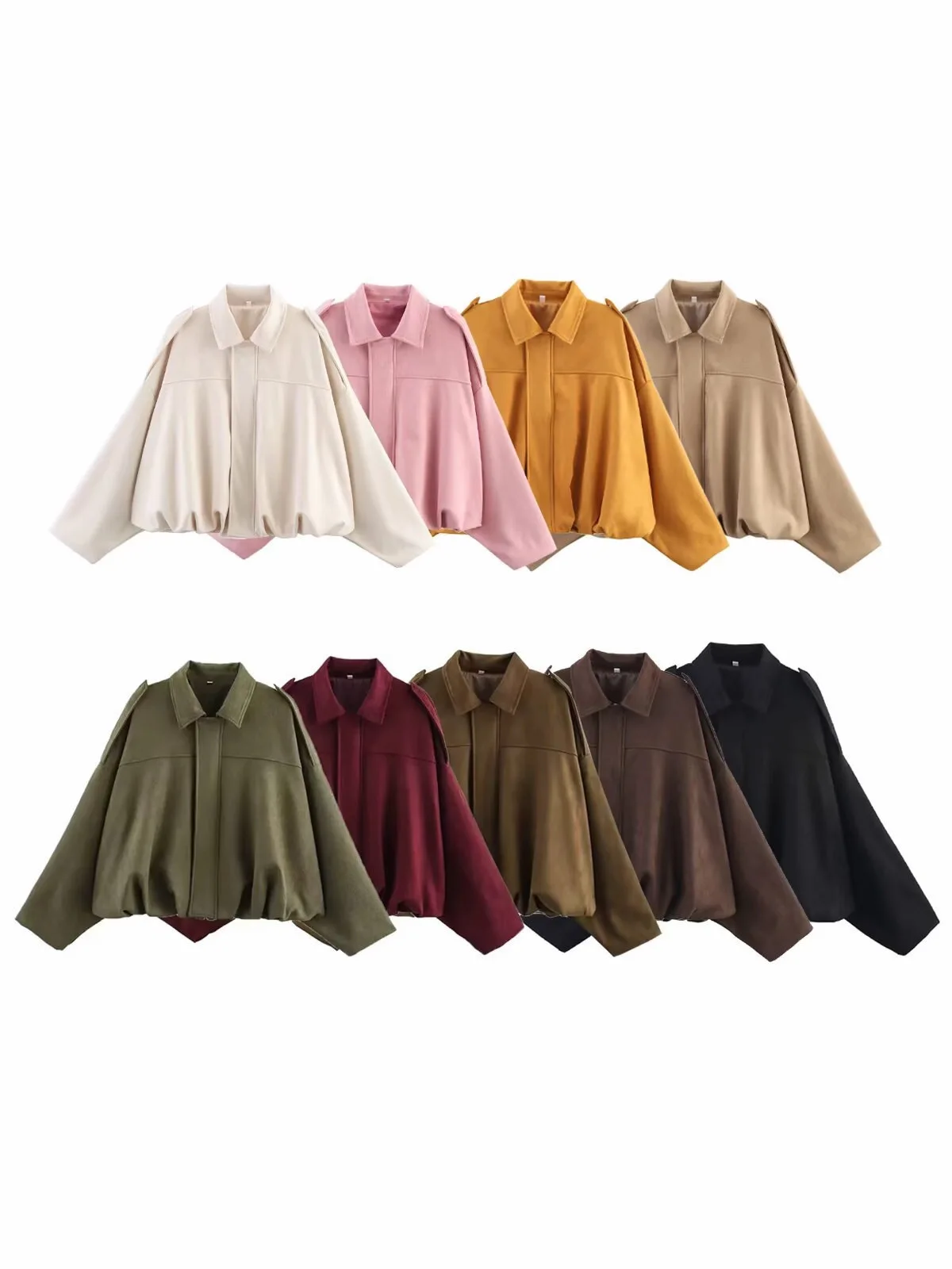 

2025 New Women's Fur-Like Texture Pilot Jacket Coat