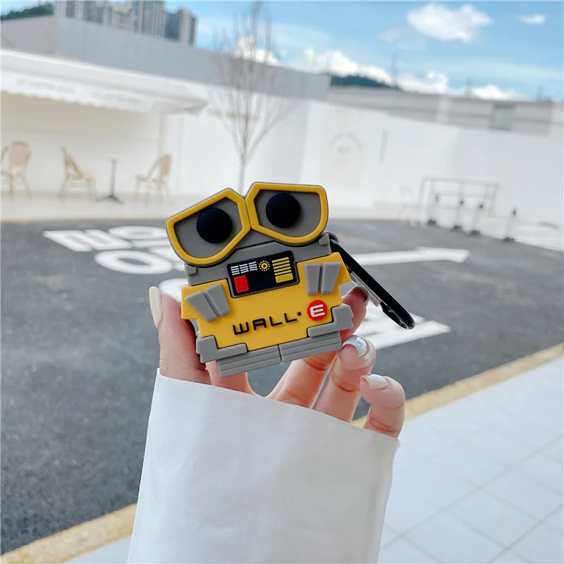

Чехол Walle Robot Airpods для девочек, модные аксессуары для украшения наушников, защитный чехол от падения, аксессуары для детей