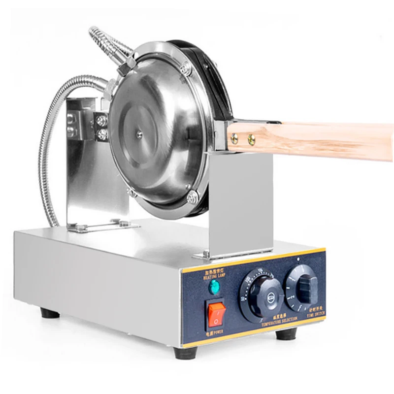 Máquina de fazer waffle antiaderente elétrica, Egg Bubble Waffle Maker, Eletrodoméstico, Cozimento Snack Waffle Bread Baking Make, Comercial
