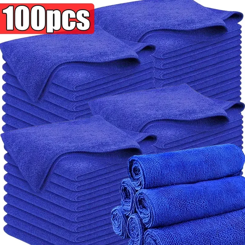 

Microfiber Cleaning Cloths Lint Free Microfiber Cleaning Towel Cloths Reusable Cleaning TowelsThickened Absorbent Car Wash Towel