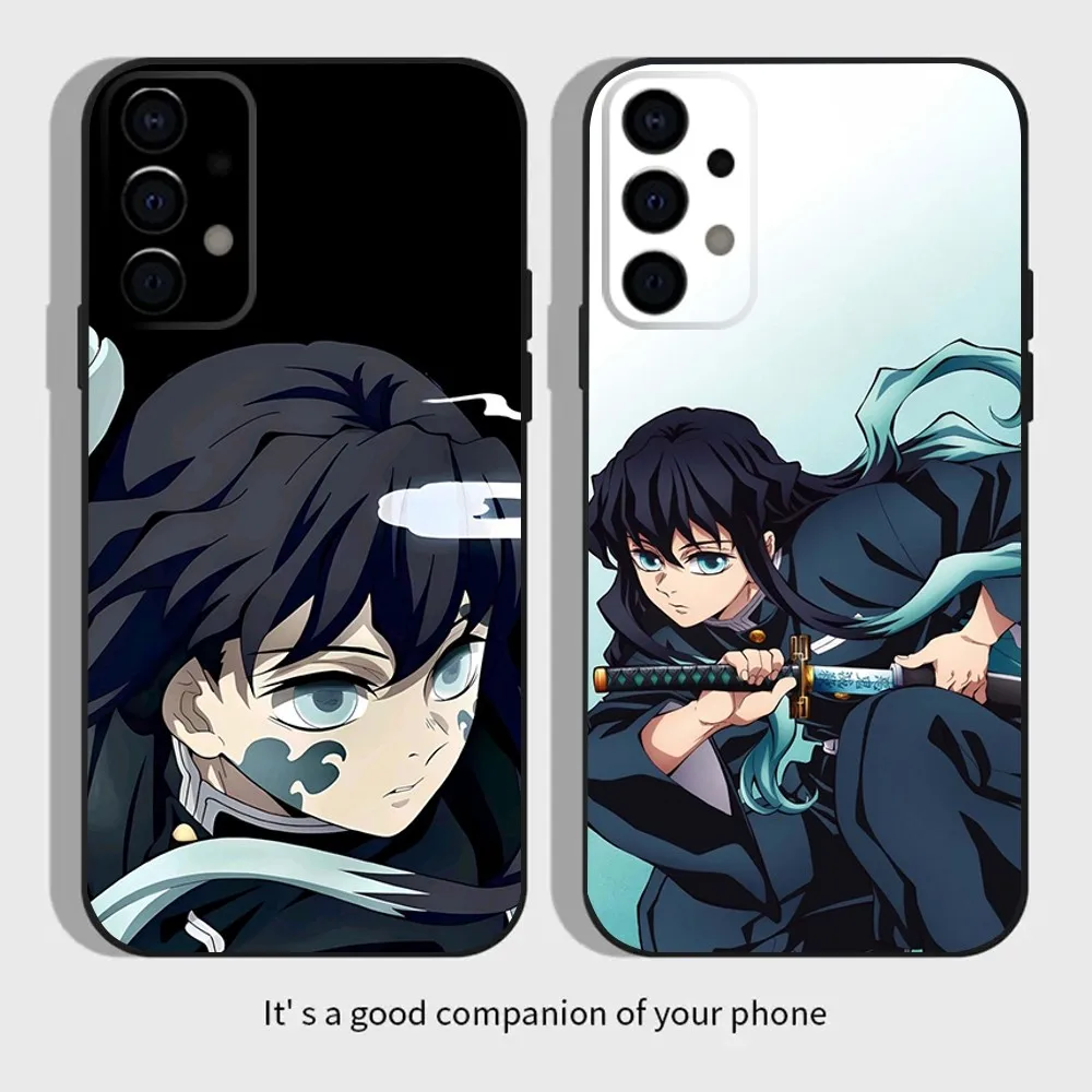 

D-Demon S-Slayer Muichiro Tokito Phone Case For Samsung Galaxy A13,A21s,A22,A31,A32,A52,A53,A71,A80,A91 Soft Black Cover