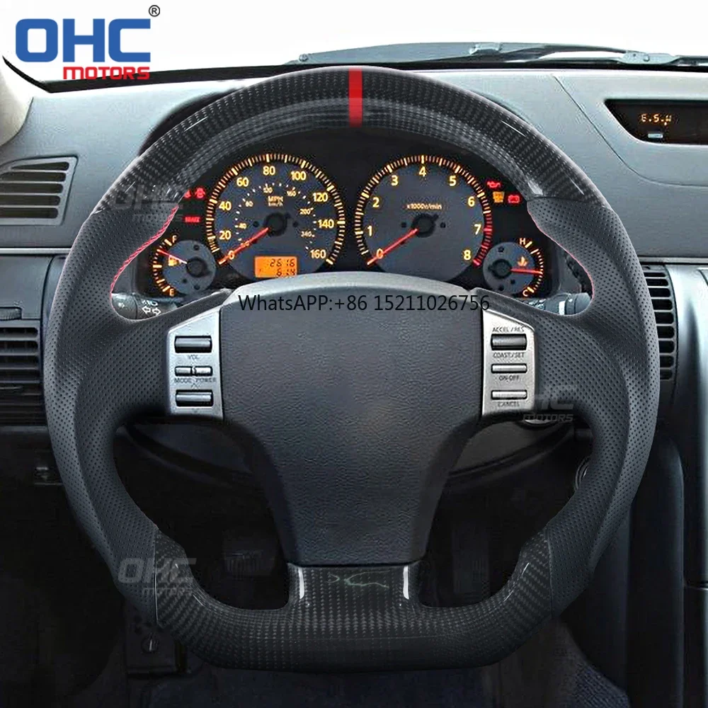 Carbon Fiber Steering Wheel Fit For 2008 Infiniti G35 Coupe Exhaust Sedan 2003 2004 G35 Coupe Carbon Fiber Ohc Motors