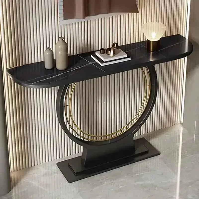 

m Living Semi-circular Slate Wall Console Tables Console Against Room Furniture Entrance The Table Entrance Table Italian m