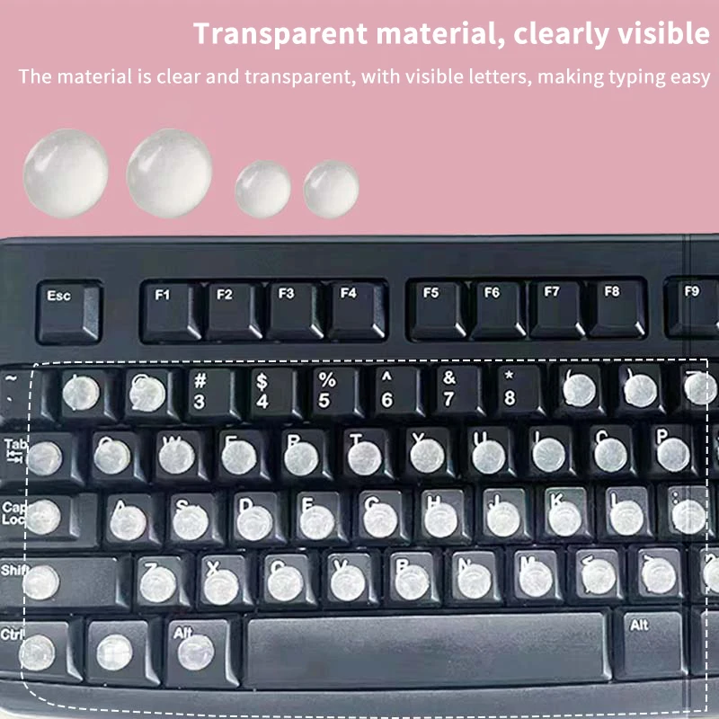 Portable Silicone Keyboard Stickers Convenient Manicure Typing Protective Long Nails Silicone Pad Laptop Silicone Keyboard Pads