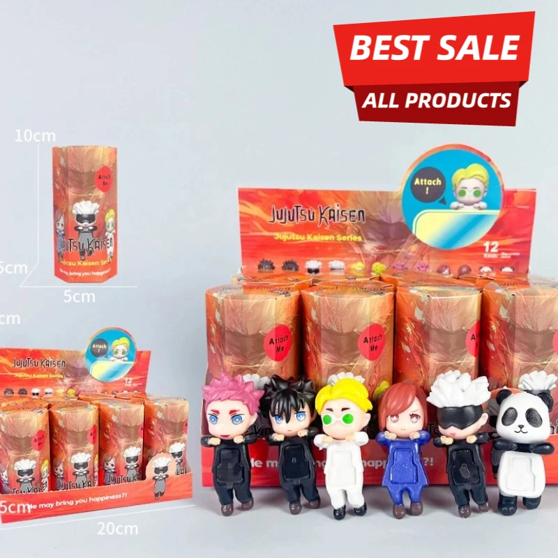 

Hot Cute candy Blind Box Mini Figure PVC Model Collection Desktop Ornament Decoration Toy Gift Jujutsu Kaisen Gojo Satoru Itador
