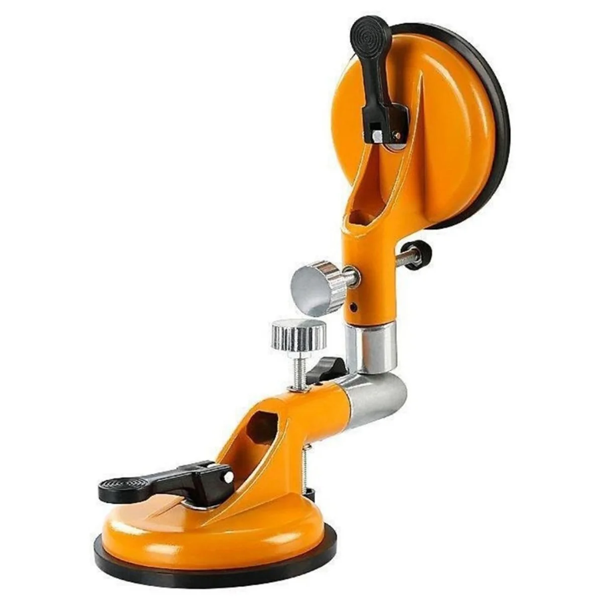 AA25 Double Claw Tile Splicer Suction Cup Heavy-Duty Pulling and Aligning Flat Surfaces Tile Laying Tools Angle Adjustable