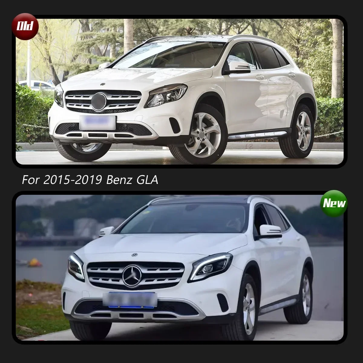 

TYPY автомобильная фара для Benz GLA X156, обновление 2015-2019, модифицированная для нового DRL, динамический указатель поворота, светодиодная фара, автоаксессуары