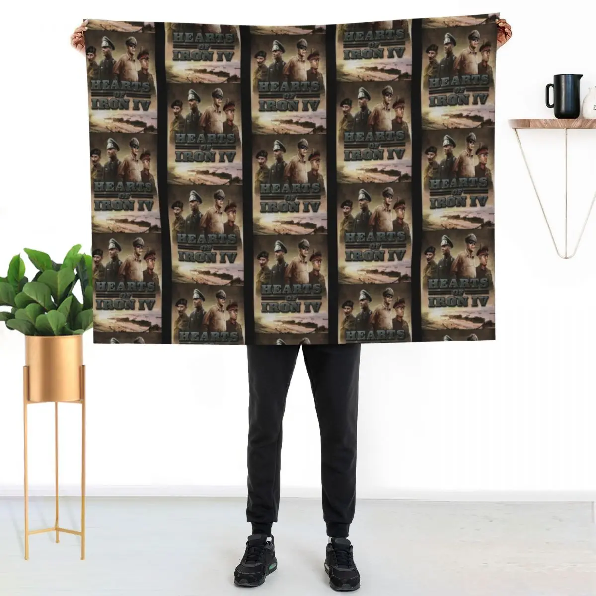 Hearts of iron Throw Blanket Thermal Cute Shaggy Kid'S Hair Cute Plaid Blankets