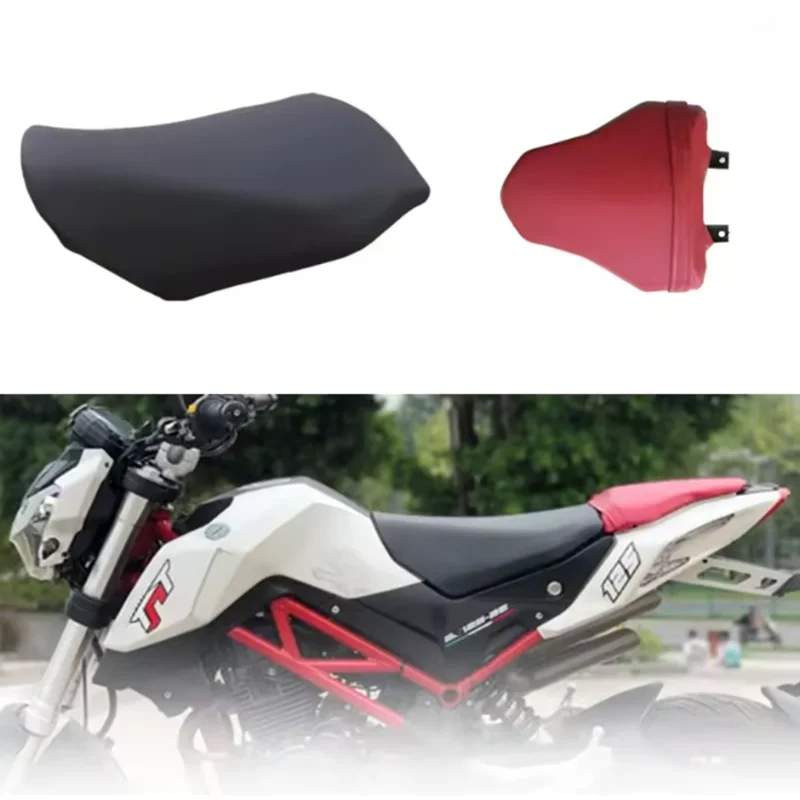 

Оригинальное сиденье для мотоцикла, переднее и заднее оригинальное сиденье, новые черные ретро-подушки для Benelli BJ125-3E TNT125