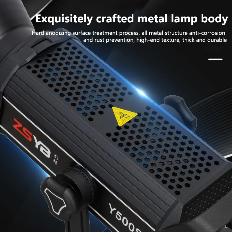 ZSYB 500W LED Photography Light 3200K-5600K Professional Photo Studio Spotlight Photography Studio Lamp for Camera Video Photo