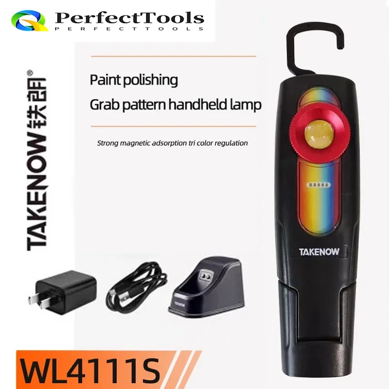 Takenow Car Detailing Tools Car Paint Finish Lamp Scan Swirl Magnetic Grip Multifunction Auto Repair Working Lights