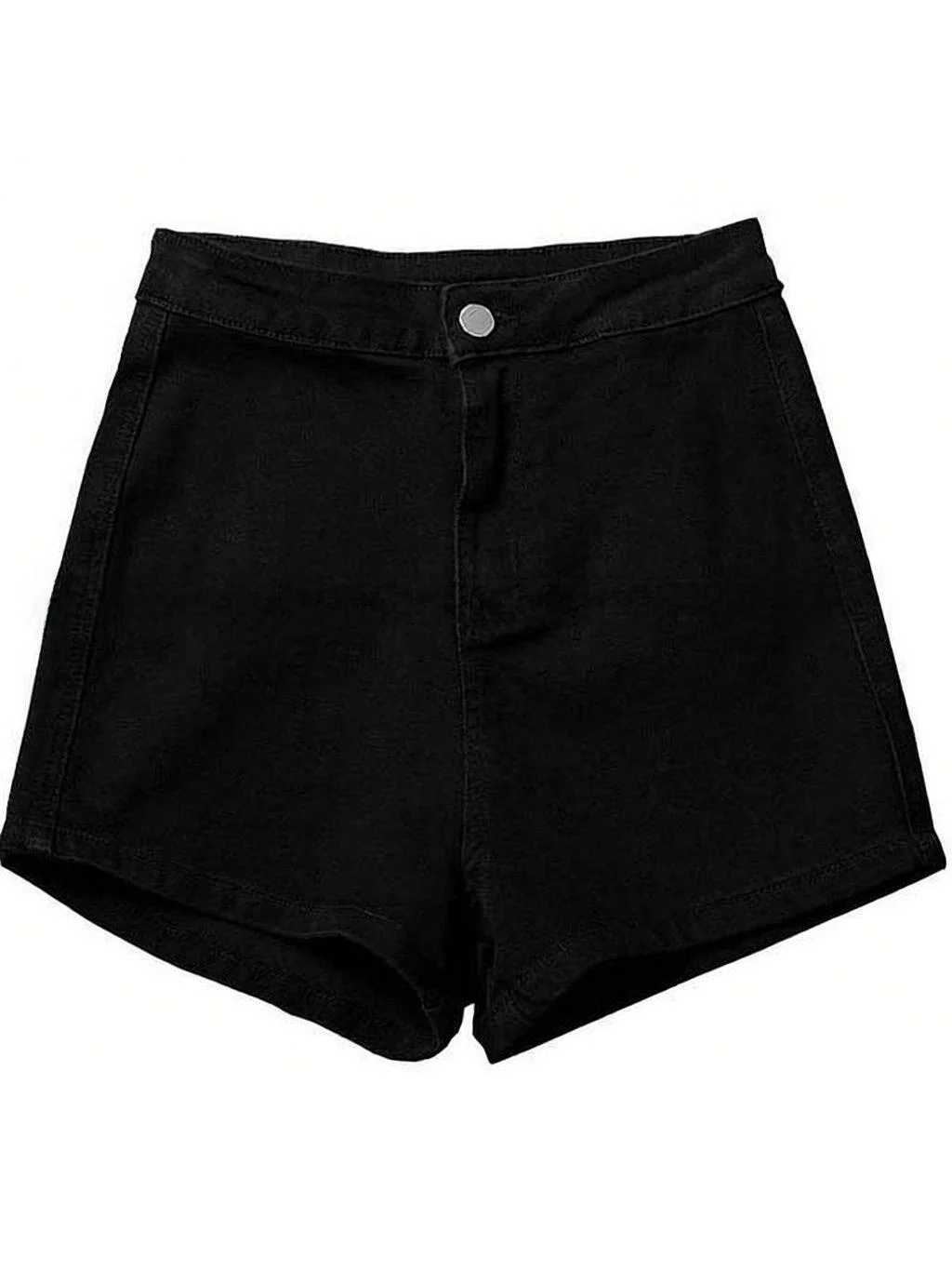 High Waist Slim Fit Denim Shorts for Women Butt Covering Hot Girl Summer New Style Cute Style Polyester Fiber Water Washed