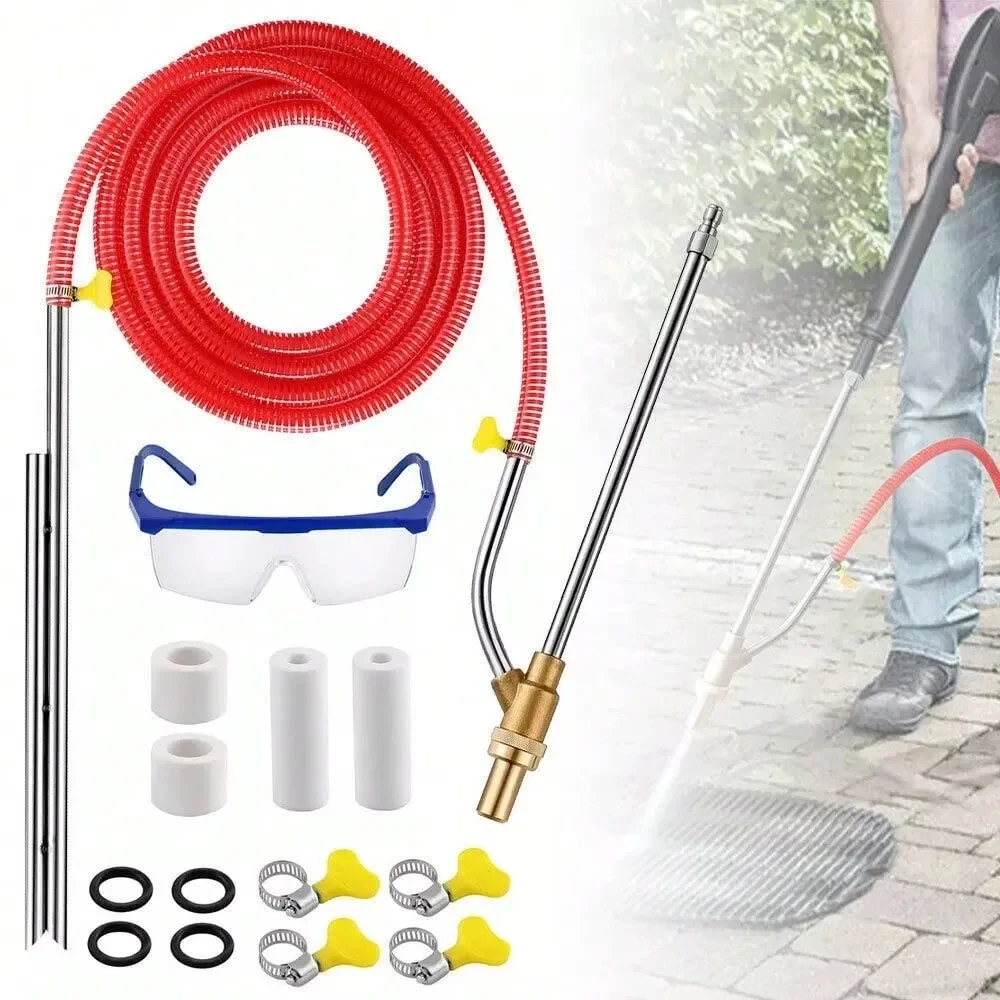 

Wet Abrasive Sandblaster Attachment Kit For Pressure Washer Blaster