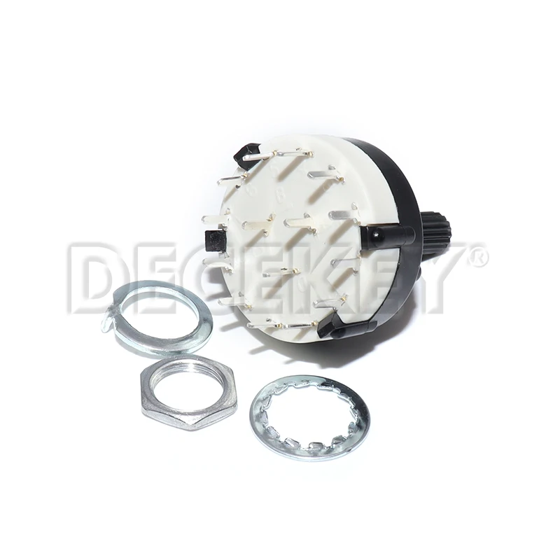 RS26 1 Pole Position 12 Selectable Band Rotary Channel Selector Switch Single Deck Rotary Switch Band Selector