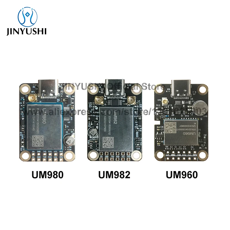 GNSS Receiver RTK Module UM980 UM982 UM960 Original Unicore GPS Base Rover Station USB C Board EM-980D1 Replace ZED-F9P