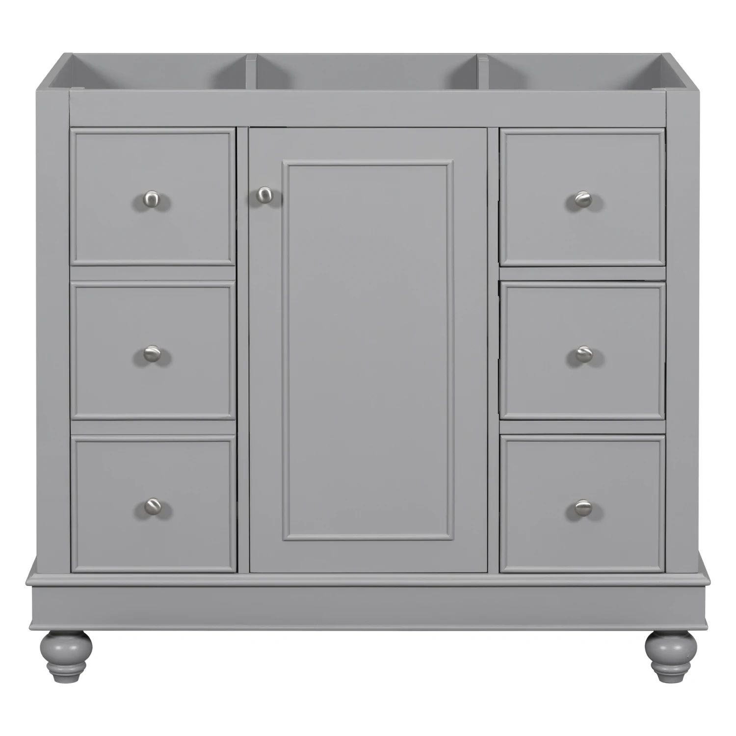 

[Cabinet Only] 36" Gray Bathroom vanity(Sink not included)